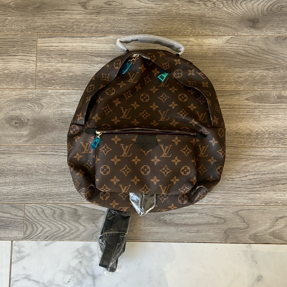 LV Brown signature backpack